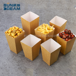 <span class=keywords><strong>Taza</strong></span> <span class=keywords><strong>de</strong></span> papel para patatas fritas desechable con logotipo personalizado - Product Image 6
