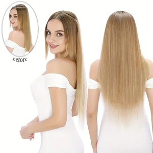 Estensioni per Capelli Halo con Tagli Diversi, Lucidi e Rapidi da Applicare, Stile Carino e Capelli Lunghi, Prezzo di Fabbrica Più Popolare - Product Image 1