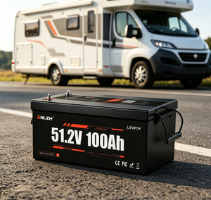 Batterie de chariot de golf électrique Enlzh LiFePO4 51.2V 105Ah, batterie lithium-ion 51.2 Volt 100Ah pour voiture de tourisme et chariot de golf - Product Image 4