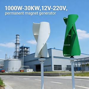 Générateur éolien à axe vertical 1KW 1KVA 3KW 5KW 12V 24V 48V Triphasé PMG - Product Image 1