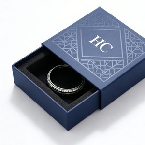 Caja de Pulseras Hecha a Mano, Caja de Regalo de Joyería de Lujo con Impresión Personalizada, Inserto de EVA Personalizado, Acabado con Logotipo Personalizado, Se Acepta OEM - Product Image 3