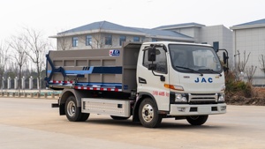 Heavy Duty Self-Dumping <strong>Garbage</strong> <strong>Truck</strong> With Hydraulic Lift System <strong>Large</strong> <strong>Capacity</strong> Waste Transport For City Sanitation - Product Image 4