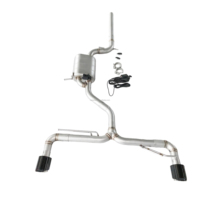 Système d'échappement Catback Valvetronic en acier inoxydable 304 pour Volkswagen Scirocco R 2.0T 2009-2016
