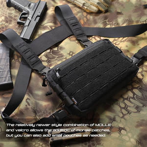 Free sample Outdoor Waterproof Oxford <b>Molle</b> System Crossbody Pack Camo Hunting Tactical Messenger Large Chest <b>Bag</b> - Product Image 5