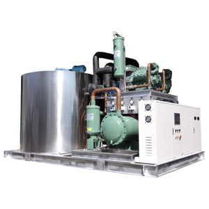 Mesin pembuat es serpihan air garam Harga China 5 10 Ton mesin pembuat serpihan es laut industri untuk ikan - Product Image 6