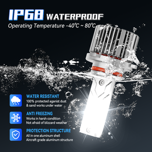 Super lumineux 300W Auto <span class=keywords><strong>voiture</strong></span> lumière LED 100000LM H7 H11 9005 9006 9012 H4 6000K couleur ventilateur refroidissement <span class=keywords><strong>voiture</strong></span> ampoules LED phares - Product Image 3