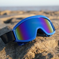Vente en gros de nouvelles lunettes de ski anti-buée pour l'alpinisme mode pour l'extérieur lunettes de sport avec grand cadre anti-vent coloré pour la protection des yeux