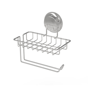 Porte-<span class=keywords><strong>papier</strong></span> hygiénique polyvalent, <span class=keywords><strong>ventouse</strong></span> porte-rouleau de <span class=keywords><strong>papier</strong></span> <span class=keywords><strong>toilette</strong></span> avec étagère de rangement - Product Image 2