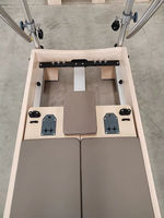 Mini Reformer Pilates avec cadre en aluminium léger, petit lit de Pilates pour la rééducation et l'entraînement physique à domicile
