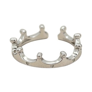 S925 Sterling Silver Crown <b>Ring</b> For Women <b>Open</b> Toe Design Everyday Wear Jewelry Fine <b>Rings</b> - Product Image 5