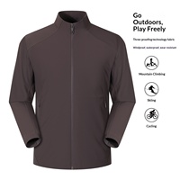 Blouson bomber unisexe haut de gamme en nylon coupe-vent avec fermeture éclair, col montant, idéal pour la randonnée et les sports de plein air en automne