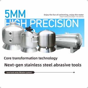 <span class=keywords><strong>Filtre</strong></span> <span class=keywords><strong>à</strong></span> <span class=keywords><strong>sable</strong></span> horizontal en acier inoxydable Premium YOLO W122500N - Filtration efficace, <span class=keywords><strong>entretien</strong></span> facile pour piscines - Product Image 5