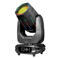 Nouveauté : projecteur robotisé 318w à faisceau LED super puissant, faisceau net, équipement de scène 318 avec bandes LED pour effets de lumière en mouvement