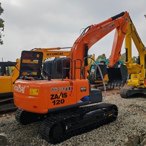 Excavadora de Cadenas Usada Hitachi ZX120-6 de 12 Toneladas, Original de Japón, con Motor Diésel Isuzu Confiable - Product Image 1