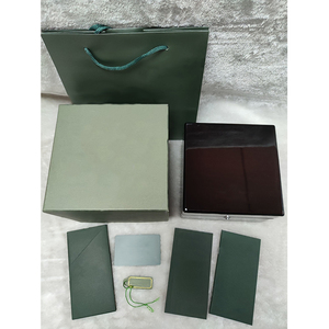 Premium Wooden <b>Watch</b> Box with Lock, Complete Gift <b>Set</b> with Outer Box, Paper Bag & All Accessories - Product Image 3