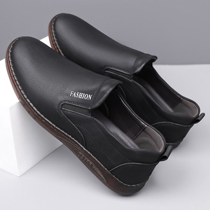 รองเท้าโลฟเฟอร์หนังลำลองผู้ชาย ระบายอากาศได้ดี พื้นยาง ทำที่เมืองเหวินโจว - Product Image 2