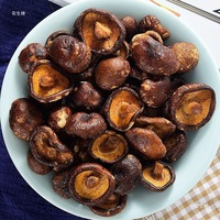 Chips de verduras fritas al vacío de setas Shiitake Producto de aperitivos de frutas y verduras