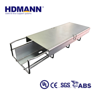 HDMANN Supports en acier inoxydable personnalisés Usine de Chine directe pour le chemin de câbles électriques en treillis métallique OEM disponible - Product Image 3