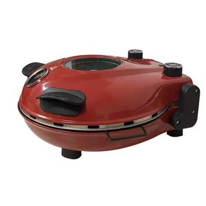 <span class=keywords><strong>Four</strong></span> à <span class=keywords><strong>pizza</strong></span> OEM 1200W <span class=keywords><strong>pierre</strong></span> de cuisson réfractaire ronde couvercle en acier inoxydable pelures à <span class=keywords><strong>pizza</strong></span> incluses avec machine à <span class=keywords><strong>pizza</strong></span> - Product Image 2