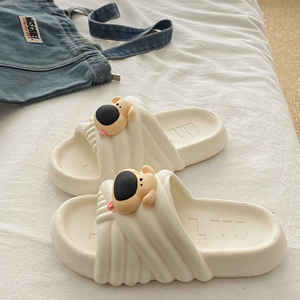 รองเท้าแตะแบบสวมครึ่งเท้าบุขนแกะสำหรับผู้หญิง รุ่นใหม่ประจำปี 2025 สำหรับฤดูใบไม้ผลิ ฤดูใบไม้ร่วง ฤดูหนาว พื้นหนาสองชั้น ทำจากผ้าขนสัตว์และผ้าฝ้าย อุ่นสบาย เหมาะสำหรับใส่กลางแจ้ง - Product Image 2