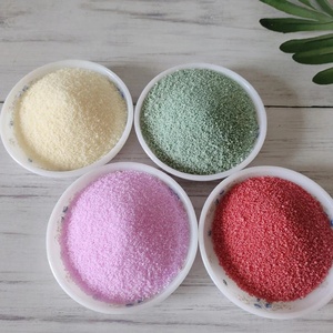 Cire de sable granulée Granulés de cire de sable colorés Fabrication de bougies la plus facile Cire de palme blanche ou colorée adaptée aux enfants Cire de palme sans pétrole - Product Image 1