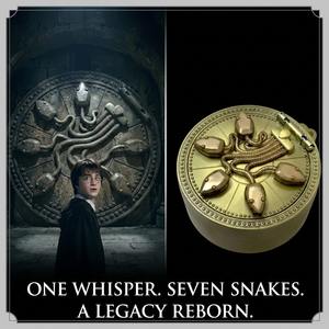 Caja Mecánica con Anillo de la Puerta del Serpente de la Cámara de Slytherin, Artículo Coleccionable de la <span class=keywords><strong>Película</strong></span>, Regalo Conmemorativo de Amistad - Product Image 2