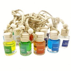 Désodorisant de voiture parfumé au citron Pendentif Style Bouteille en verre Diffuseur d'huile essentielle de voiture Corde Type liquide Accessoire d'aromathérapie - Product Image 4