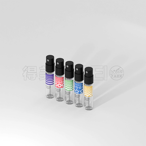 Chai xịt <span class=keywords><strong>mini</strong></span> thủy tinh cao cấp 2ML có thể nạp lại, thiết kế tùy chỉnh OEM, với vòi xịt nhựa dùng cho mỹ phẩm, nước hoa - Product Image 5