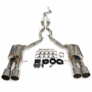 Escape de Acero Inoxidable Pulido Espejo para F10 535i N55 3.0T con Válvulas, Control Remoto y Puntas de Escape Valvetronic - Product Image 1
