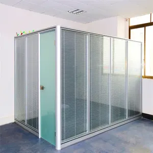 בתלבושות משרד חצי גובה זכוכית קיר מחיצה חצי גובה עיצוב מחיצה