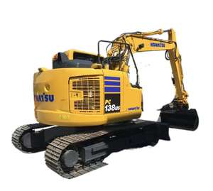 Le Japon a fait des excavatrices lourdes d'occasion de matériel de construction d'excavatrice de KOMATSU 13 tonnes PC138US - Product Image 1