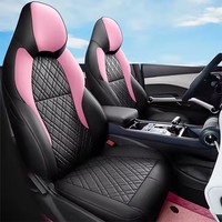 Housse de siège de voiture Housses de siège en cuir Couronne Housses de siège de voiture Ajustement personnalisé pour Byd Yuan Plus Atto 3