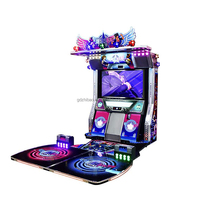 Simulateur de parc d'attractions chaud Machine de danse 55 pouces écran LED Console de jeu vidéo de musique Double 2 joueurs Machine de danse Arcade