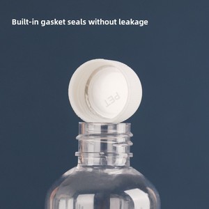 卸売カスタマイズ3-1000ml PET透明プラスチックボトル小型薬瓶蓋付き液体ボトル - Product Image 4