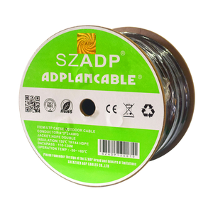 Cat5e Cat6 Cat6A kabel Lan luar ruangan Pasangan memutar UTP STP FTP kucing 6 6A 23AWG 0.56mm BC CCA 1000ft kabel tahan air - Product Image 1