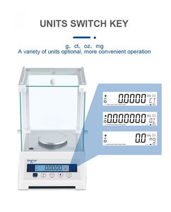 Balanza Analítica de Laboratorio 220g 0.0001g, Báscula Digital de Alta Precisión con Calibración Interna y Pantalla LCD - Product Image 2