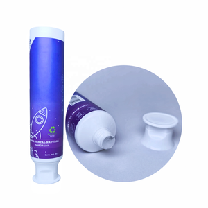 Dentifricio per Bambini Personalizzato con Motivo Blu, Tubo Morbido con Tappo Flip-Top Bianco per Cosmetici Scolastici, Crema Dentale per Igiene Orale - Product Image 1