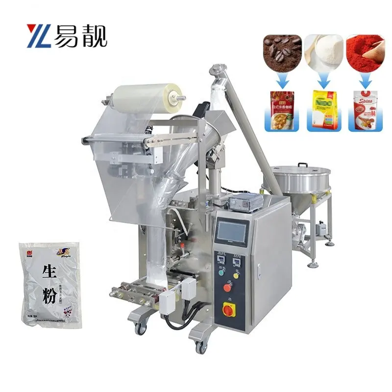 Machine de remplissage automatique de petits sachets de farine chili pour lait en poudre Machine d'emballage de poudre