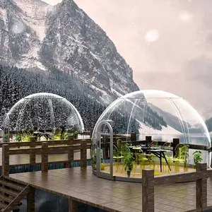 New Fashion Star Viewing Outdoor Popular Starry Field Geodesic Rest Dome Tent House Hotel Polycarbonate