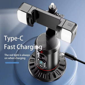 Support de <span class=keywords><strong>téléphone</strong></span> intelligent avec suivi automatique du visage par IA, contrôle gestuel, stabilisateur gimbal 360°, <span class=keywords><strong>trépied</strong></span> avec télécommande <span class=keywords><strong>pour</strong></span> TikTok et diffusion en direct - Product Image 3