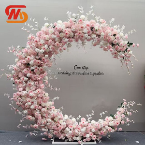 SMOOTH Pink Wedding Events Party Decoration Supply Flower <b>Stand</b> Flower Arch With Metal <b>Stand</b> - Product Image 3