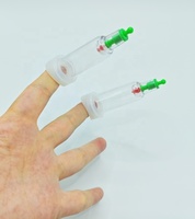 Kit de ventouses Hijama - Thérapie des doigts et des articulations, usage antirhumatismal sur tout le corps, petites ventouses concaves en silicone blanc, classe I
