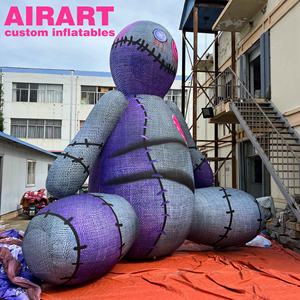 Boneka <span class=keywords><strong>voodoo</strong></span> ungu tiup ukuran besar, ornamen balon model <span class=keywords><strong>voodoo</strong></span> tiup ukuran besar - Product Image 5