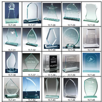 Souvenirs en cristal, plaque gravée, trophée avec boîte cadeau - Personnalisé pour les cadeaux d'affaires