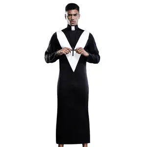 Сексуальное мужское нижнее белье, сексуальный костюм священника для косплея