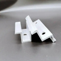 Accessoires de connexion pour panneaux solaires photovoltaïques : Blocs de pression latéraux en alliage d'aluminium, blocs de pression moyens