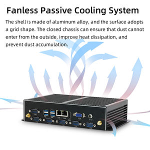 无风扇工业PC电脑J1900核心i5 4200U i7 Win7 Win10 <span class=keywords><strong>Ubuntu</strong></span> 2千兆以太网准线迷你IPC 6 * RS232/485 8 * USB - Product Image 5