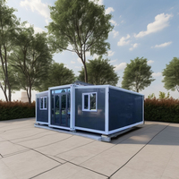 Maison conteneur extensible de luxe Petites maisons préfabriquées Panneau sandwich en acier fabriqué en Chine Matériau Design moderne Extérieur
