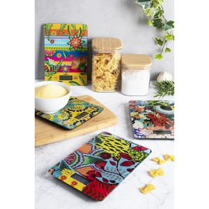 Balance de cuisine numérique Excelsa en verre multicolore 21,5x15x1,8 cm, facile à nettoyer, usage domestique - Product Image 4