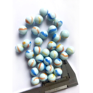 Toy Snowflake <strong>Ball</strong> Cream <strong>White</strong> Color Glass Children Toy Glass <strong>Marble</strong> <strong>Balls</strong> - Product Image 1